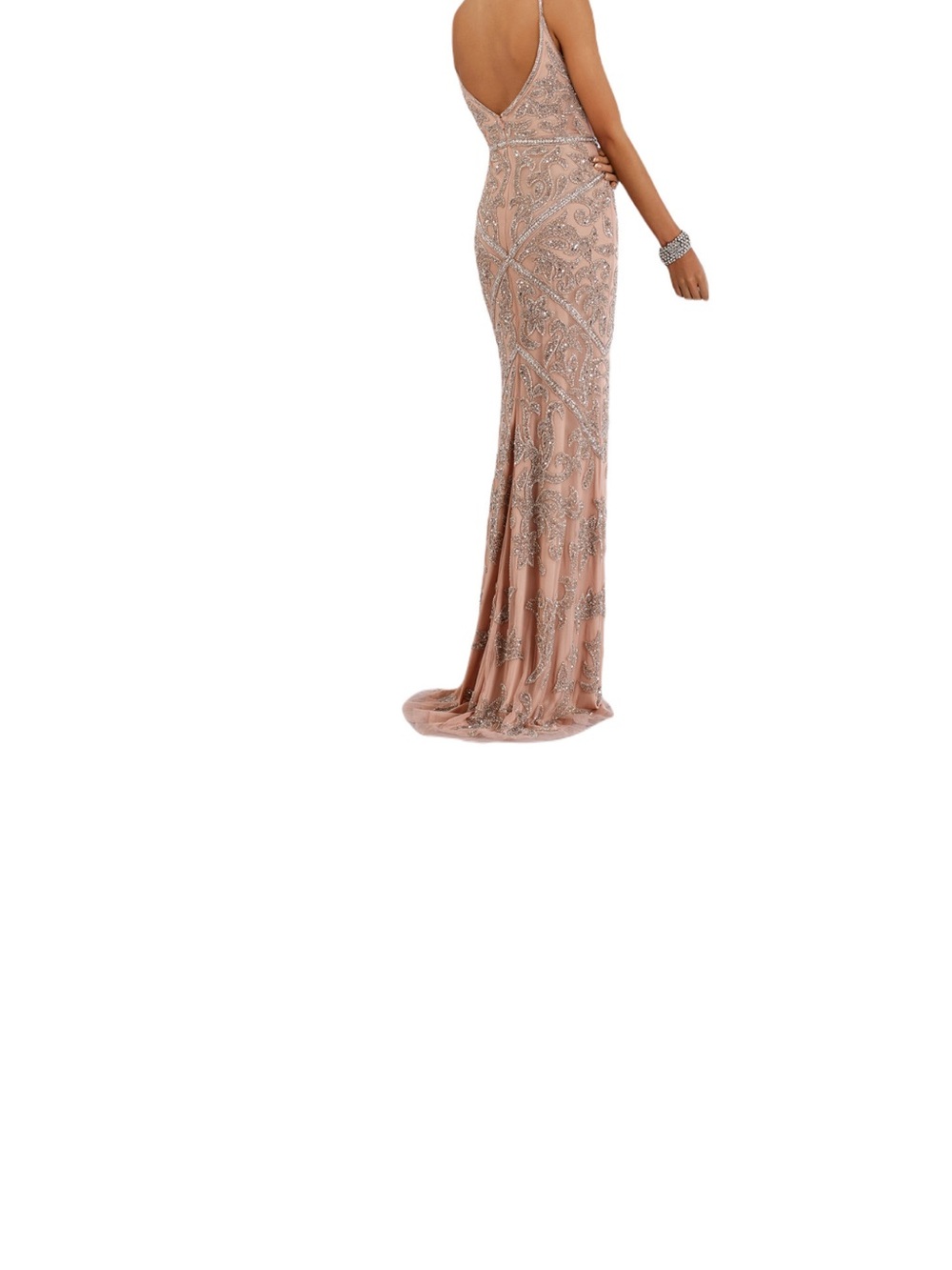 Lara Women’s Spaghetti Strap Beaded Dress